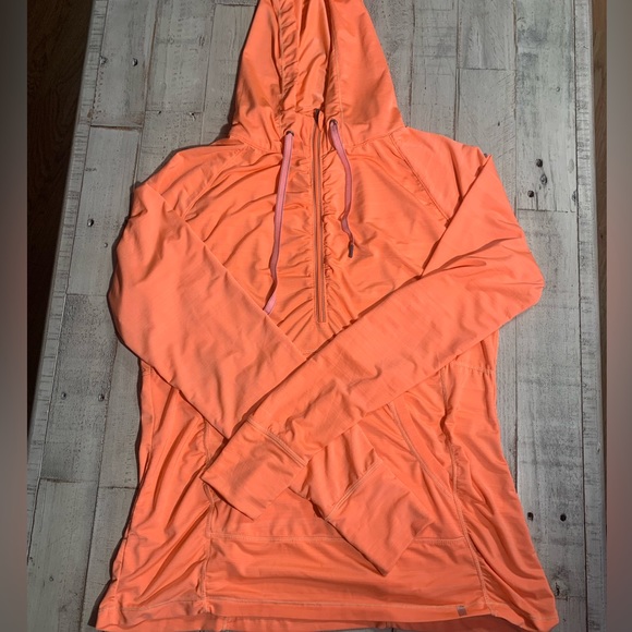Tangerine Jackets & Blazers - Tangerine Lightweight Athletic Jacket Neon Orange Size Large